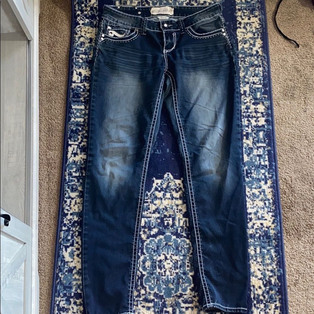 Hydraulic Skinny Jeans